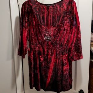 Velour top